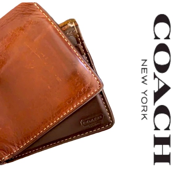 coach baseball glove wallet